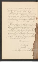 Nachlass Franz Steindachner, Brief von der Kais. Akademie der Wissenschaften, Sekretär der mathem.- naturwiss. Classe an Franz Steindachner (25.05.1891), Inv.Nr. 4.04, Seite 2